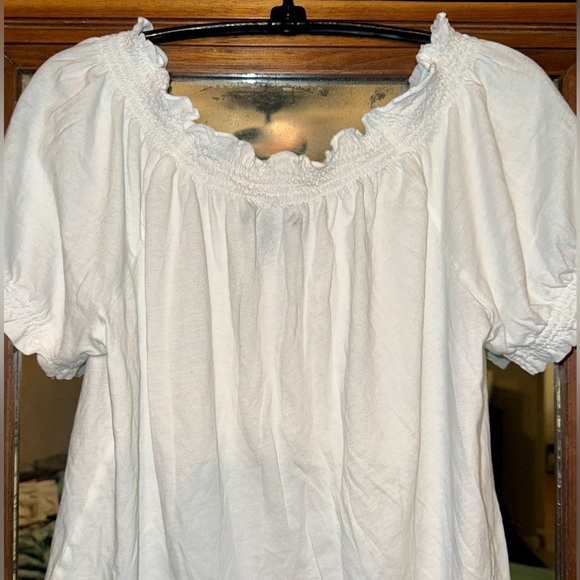 Women's Lauren Ralph Lauren Cropped Blouse, size Petite Medium - Picture 8 of 11
